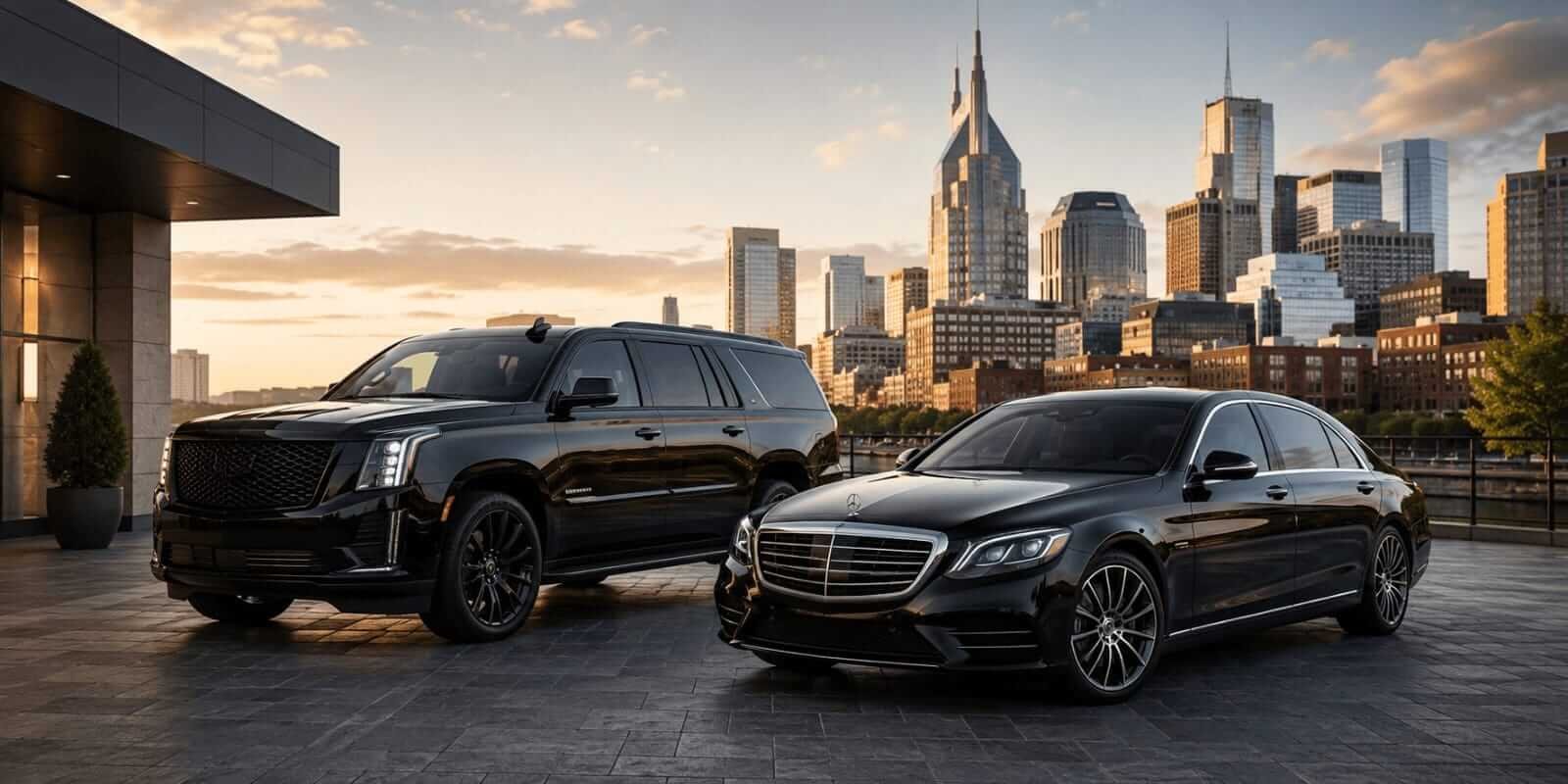 Luxury SUV or Black Car